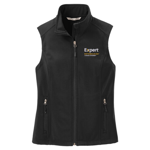 Embroidered Expert Rotomolding - Ladies Core Soft Shell Vest Thumbnail