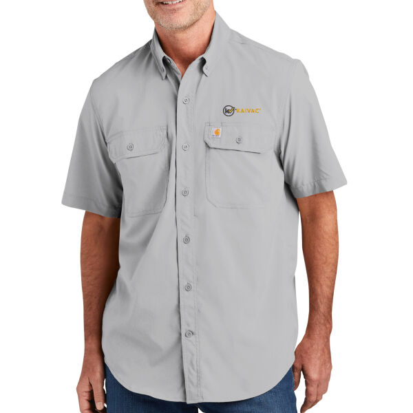 Embroidered Kaivac - Force ® Solid Short Sleeve Shirt Thumbnail