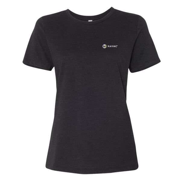 Embroidered Kaivac - Women’s Relaxed Fit Heather CVC Tee Thumbnail