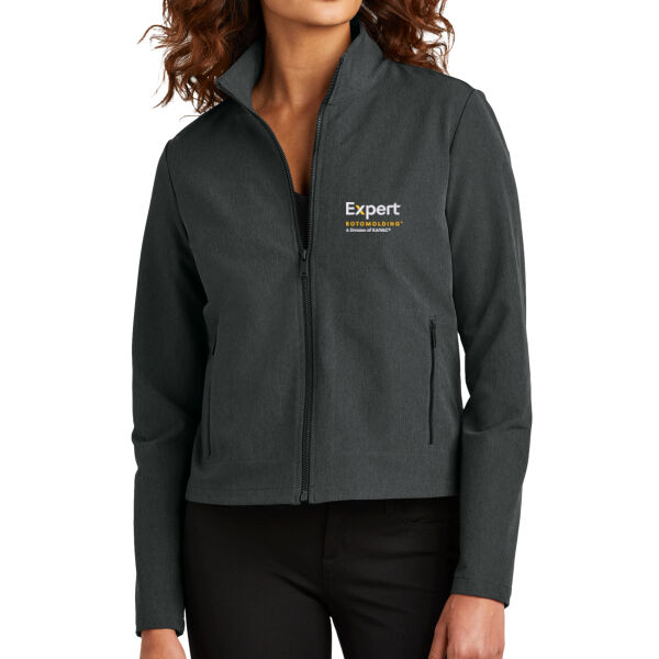 Embroidered Expert Rotomolding - Women's Stretch Soft Shell Jacket Thumbnail