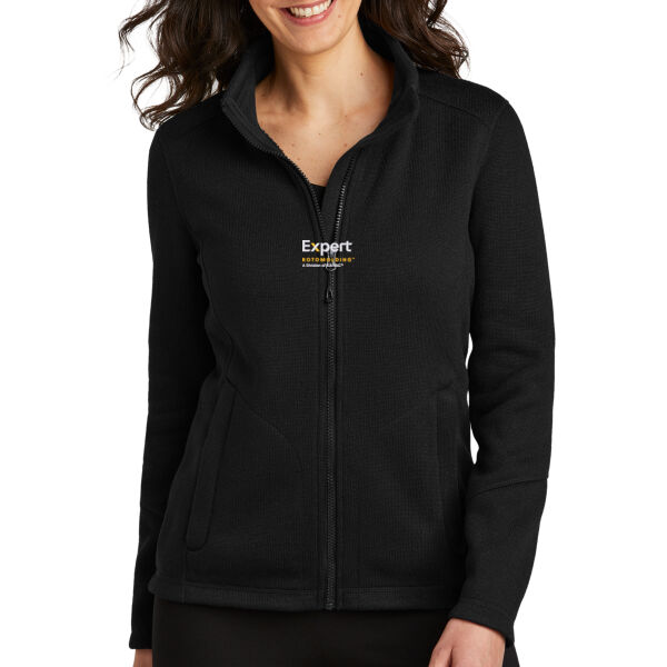 Embroidered Expert Rotomolding - Ladies Arc Sweater Fleece Jacket Thumbnail
